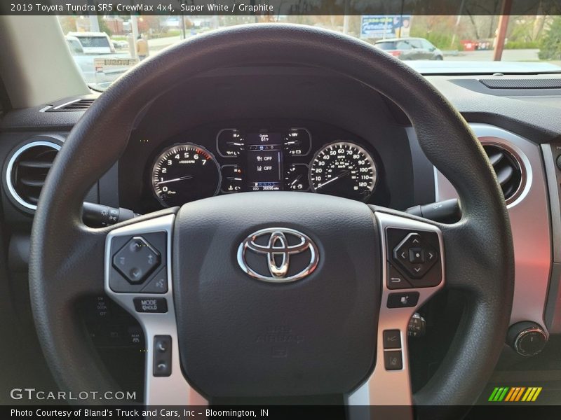 Super White / Graphite 2019 Toyota Tundra SR5 CrewMax 4x4