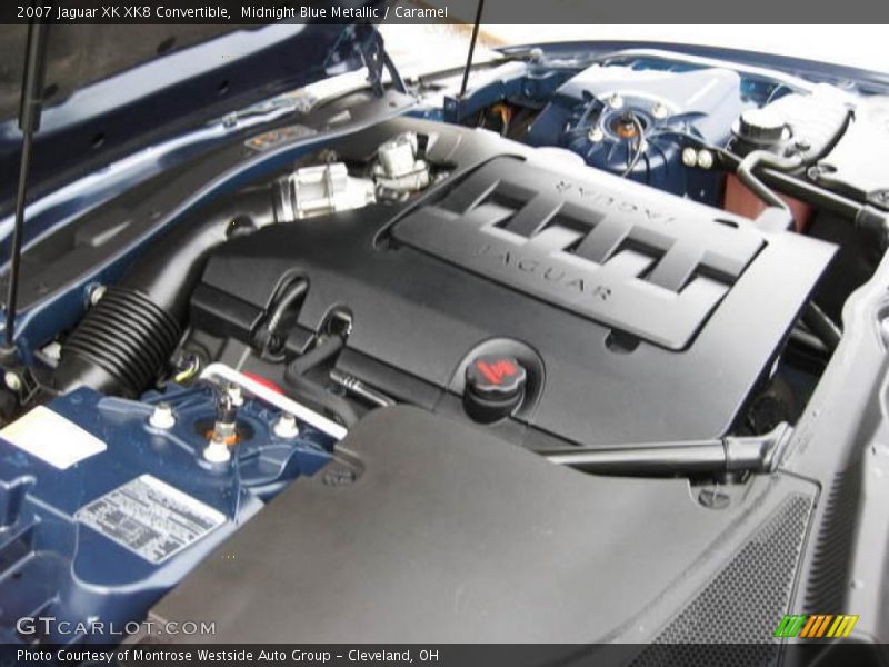 Midnight Blue Metallic / Caramel 2007 Jaguar XK XK8 Convertible