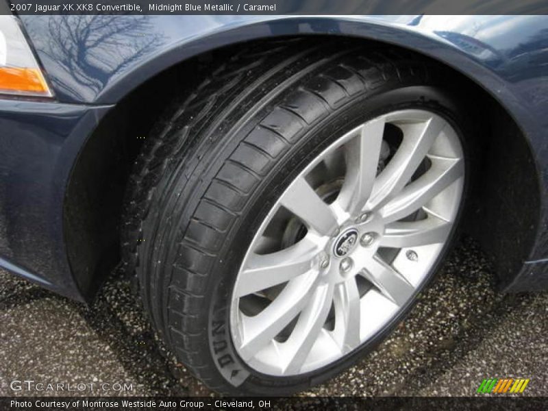 Midnight Blue Metallic / Caramel 2007 Jaguar XK XK8 Convertible