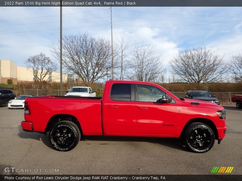  2022 1500 Big Horn Night Edition Quad Cab 4x4 Flame Red