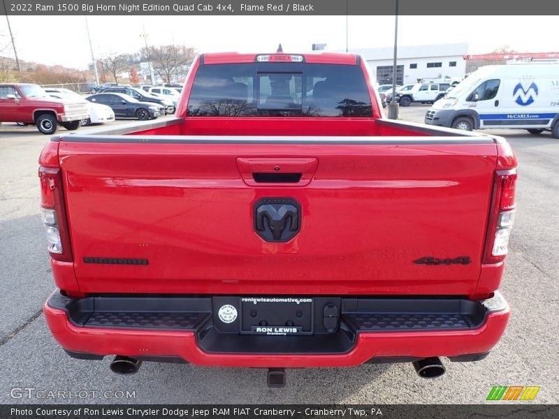 Flame Red / Black 2022 Ram 1500 Big Horn Night Edition Quad Cab 4x4