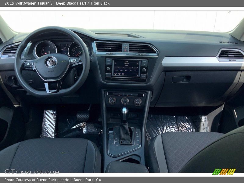 Dashboard of 2019 Tiguan S