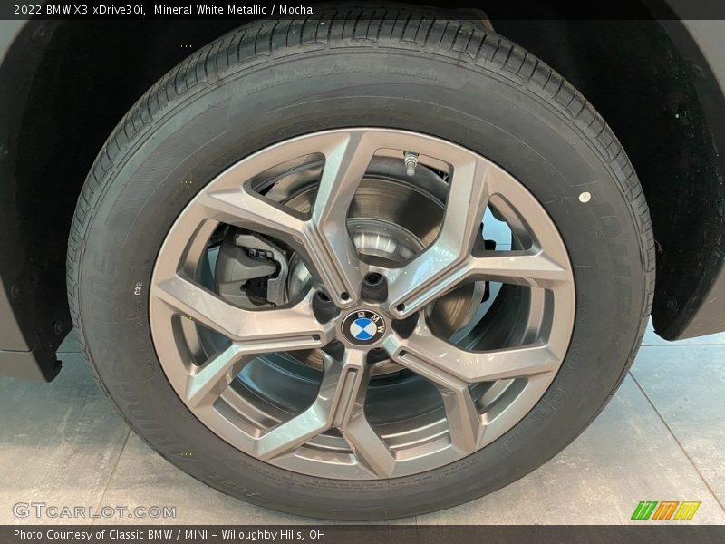 Mineral White Metallic / Mocha 2022 BMW X3 xDrive30i