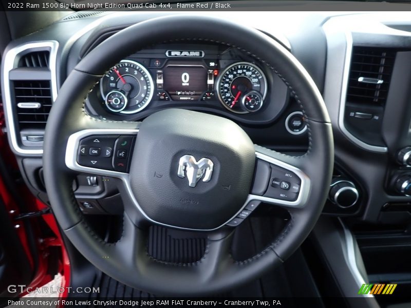  2022 1500 Big Horn Night Edition Quad Cab 4x4 Steering Wheel