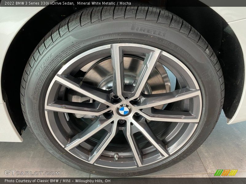 Mineral White Metallic / Mocha 2022 BMW 3 Series 330i xDrive Sedan