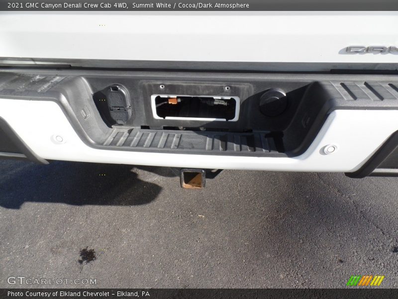 Summit White / Cocoa/Dark Atmosphere 2021 GMC Canyon Denali Crew Cab 4WD