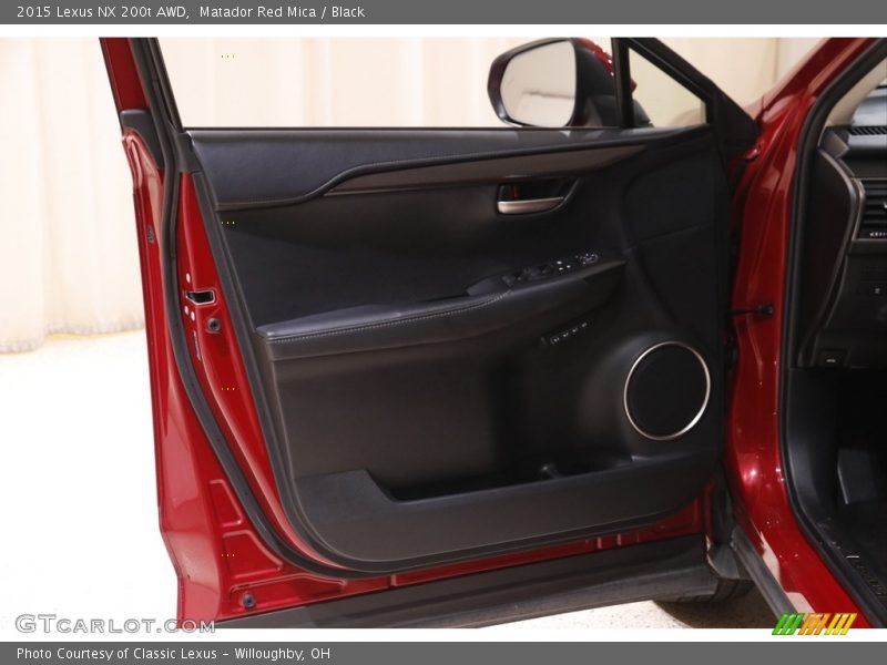Matador Red Mica / Black 2015 Lexus NX 200t AWD