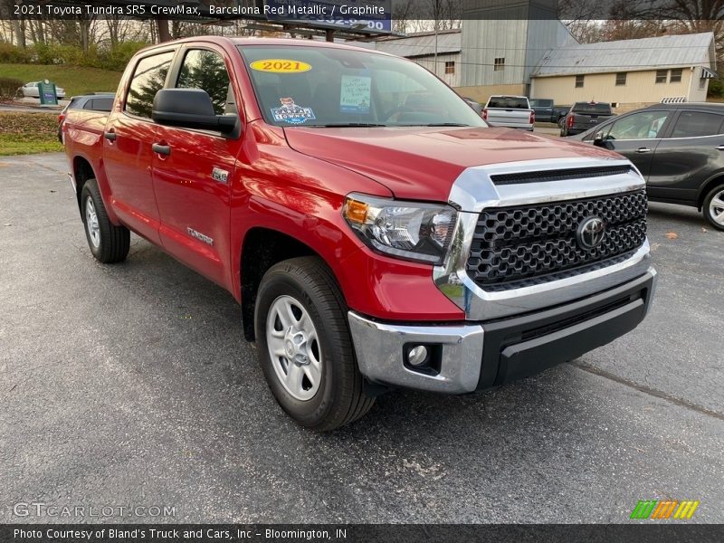 Barcelona Red Metallic / Graphite 2021 Toyota Tundra SR5 CrewMax