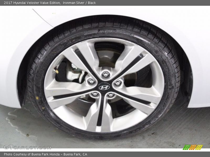 Ironman Silver / Black 2017 Hyundai Veloster Value Edition
