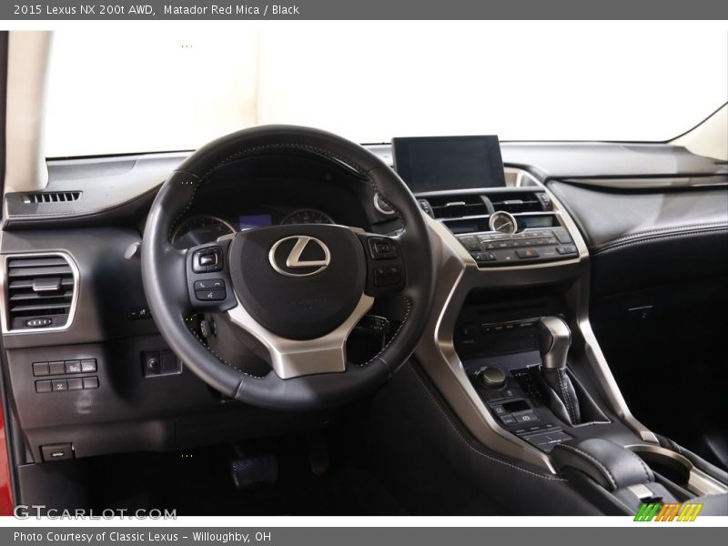 Matador Red Mica / Black 2015 Lexus NX 200t AWD