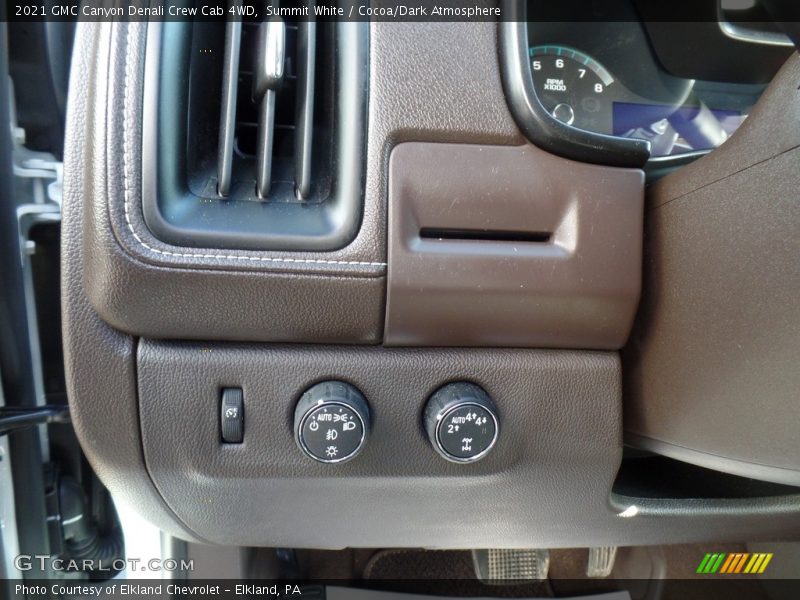 Controls of 2021 Canyon Denali Crew Cab 4WD