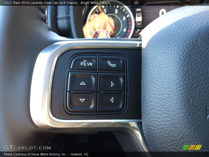 Bright White / Black 2022 Ram 4500 Laramie Crew Cab 4x4 Chassis