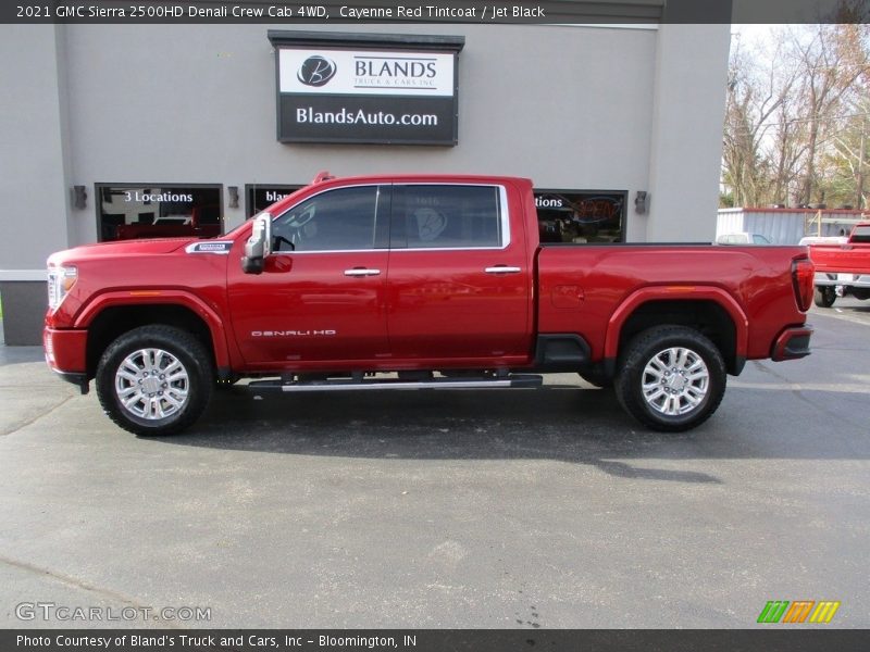 Cayenne Red Tintcoat / Jet Black 2021 GMC Sierra 2500HD Denali Crew Cab 4WD