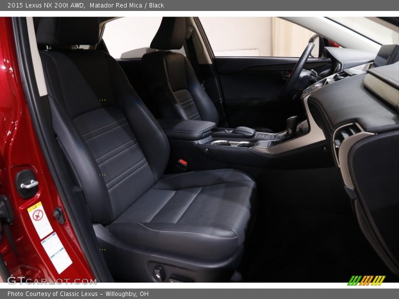 Matador Red Mica / Black 2015 Lexus NX 200t AWD