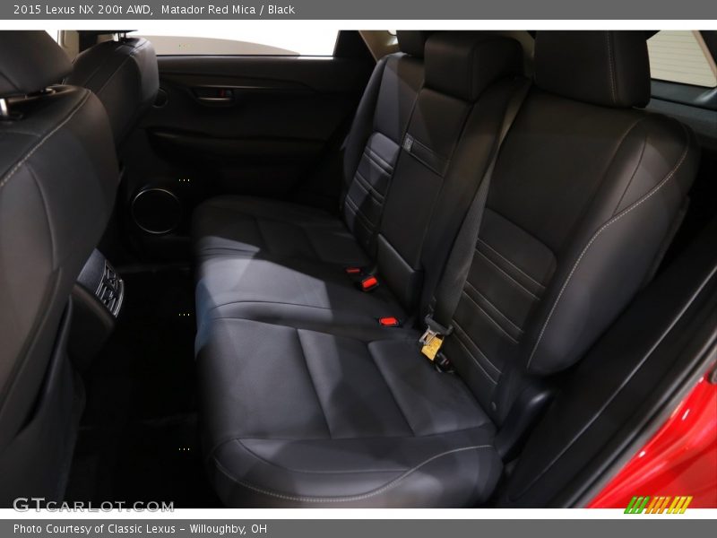 Matador Red Mica / Black 2015 Lexus NX 200t AWD