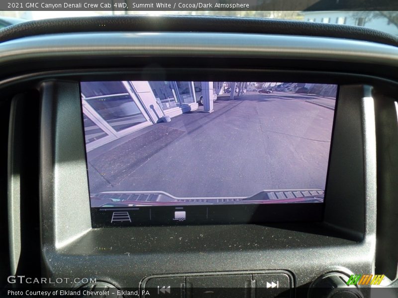 Summit White / Cocoa/Dark Atmosphere 2021 GMC Canyon Denali Crew Cab 4WD