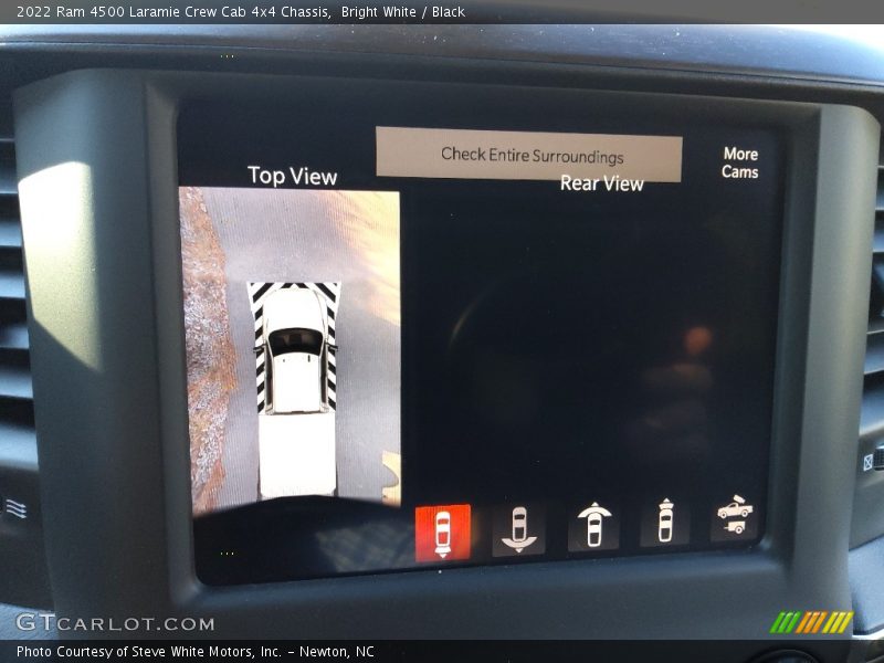 Bright White / Black 2022 Ram 4500 Laramie Crew Cab 4x4 Chassis