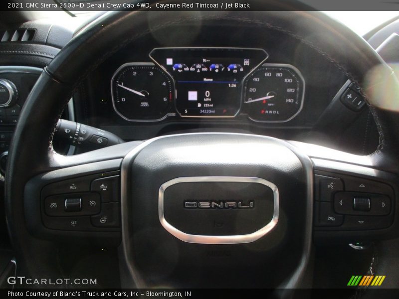 Cayenne Red Tintcoat / Jet Black 2021 GMC Sierra 2500HD Denali Crew Cab 4WD