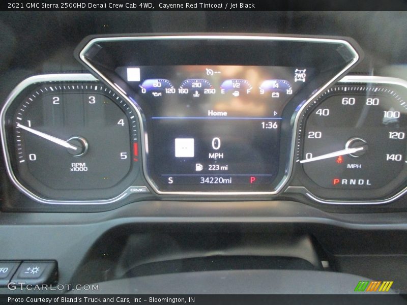 Cayenne Red Tintcoat / Jet Black 2021 GMC Sierra 2500HD Denali Crew Cab 4WD
