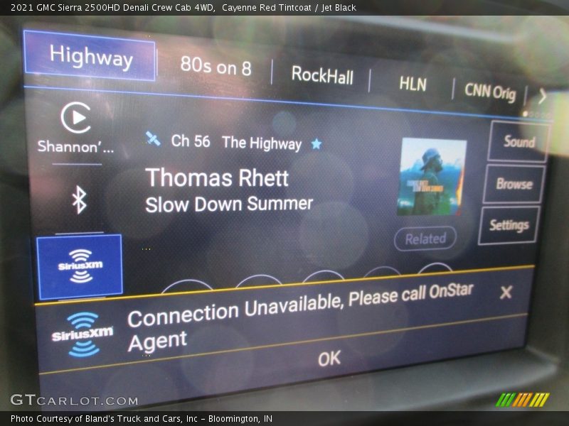 Cayenne Red Tintcoat / Jet Black 2021 GMC Sierra 2500HD Denali Crew Cab 4WD