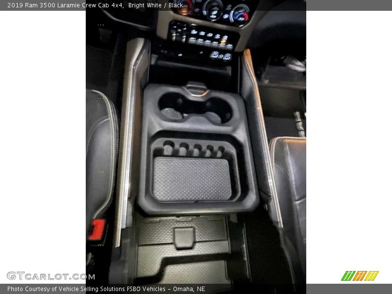 Bright White / Black 2019 Ram 3500 Laramie Crew Cab 4x4