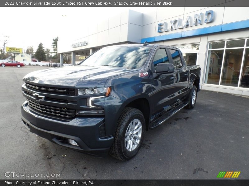 Shadow Gray Metallic / Jet Black 2022 Chevrolet Silverado 1500 Limited RST Crew Cab 4x4