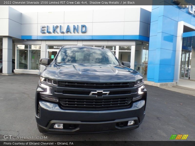 Shadow Gray Metallic / Jet Black 2022 Chevrolet Silverado 1500 Limited RST Crew Cab 4x4
