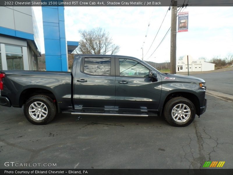 Shadow Gray Metallic / Jet Black 2022 Chevrolet Silverado 1500 Limited RST Crew Cab 4x4