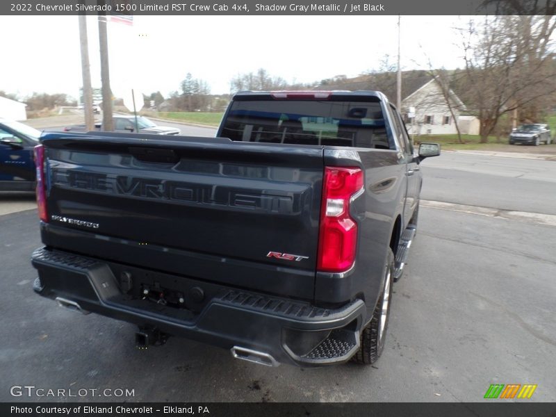 Shadow Gray Metallic / Jet Black 2022 Chevrolet Silverado 1500 Limited RST Crew Cab 4x4