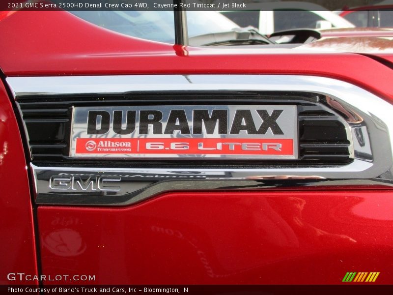 Cayenne Red Tintcoat / Jet Black 2021 GMC Sierra 2500HD Denali Crew Cab 4WD