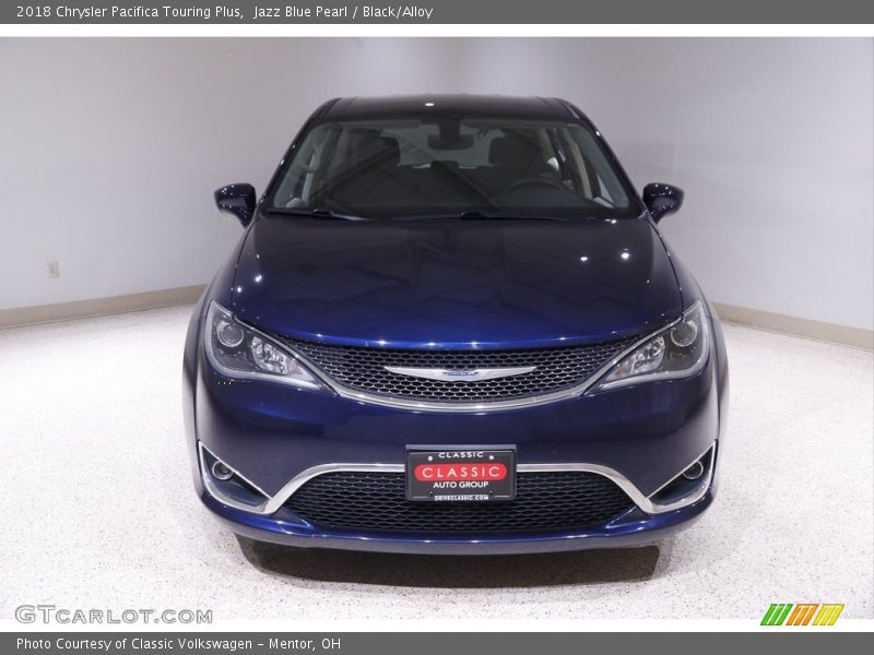 Jazz Blue Pearl / Black/Alloy 2018 Chrysler Pacifica Touring Plus