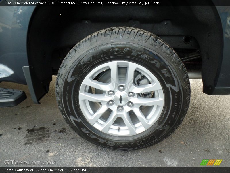 Shadow Gray Metallic / Jet Black 2022 Chevrolet Silverado 1500 Limited RST Crew Cab 4x4