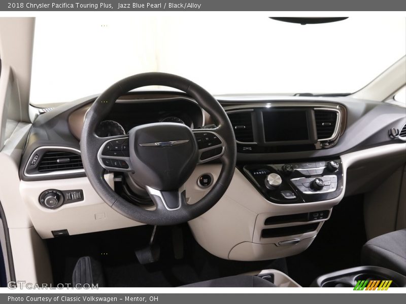 Jazz Blue Pearl / Black/Alloy 2018 Chrysler Pacifica Touring Plus
