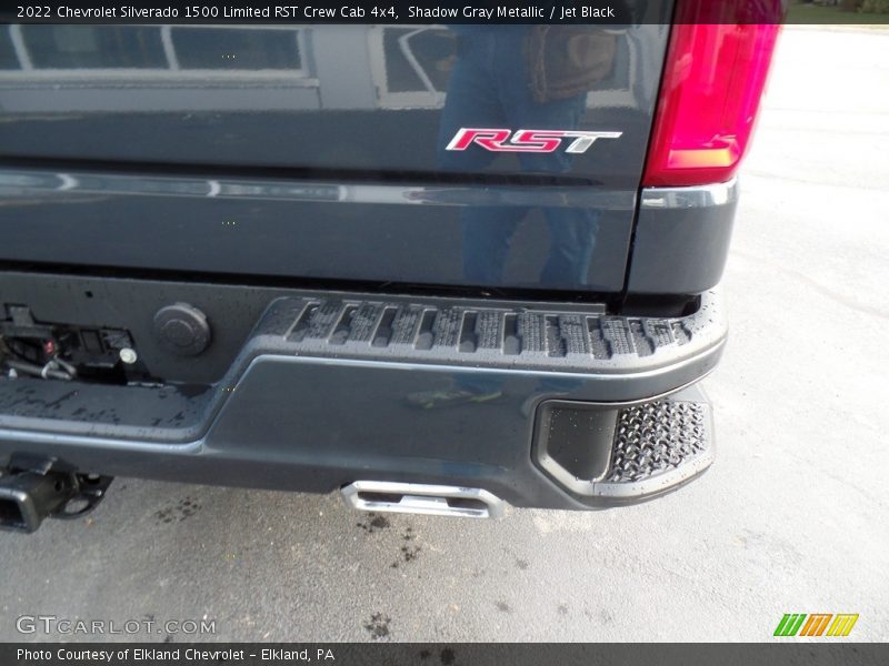 Shadow Gray Metallic / Jet Black 2022 Chevrolet Silverado 1500 Limited RST Crew Cab 4x4