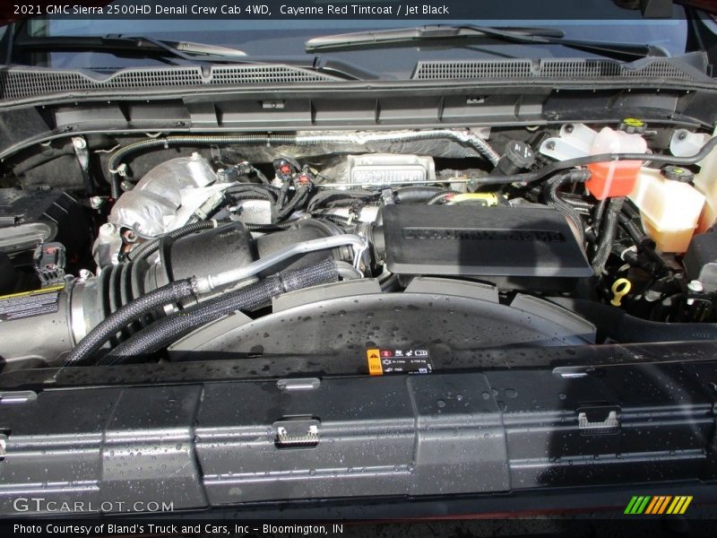 Cayenne Red Tintcoat / Jet Black 2021 GMC Sierra 2500HD Denali Crew Cab 4WD