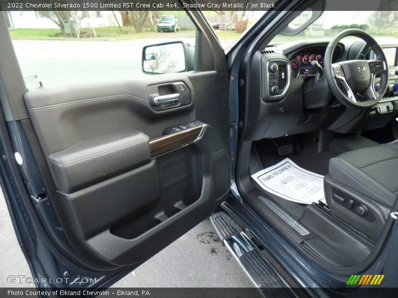 Shadow Gray Metallic / Jet Black 2022 Chevrolet Silverado 1500 Limited RST Crew Cab 4x4