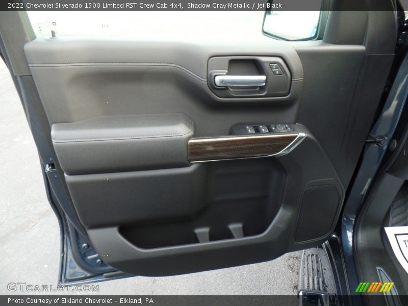 Shadow Gray Metallic / Jet Black 2022 Chevrolet Silverado 1500 Limited RST Crew Cab 4x4