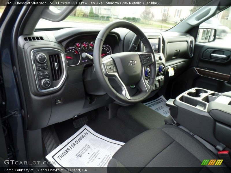 Shadow Gray Metallic / Jet Black 2022 Chevrolet Silverado 1500 Limited RST Crew Cab 4x4