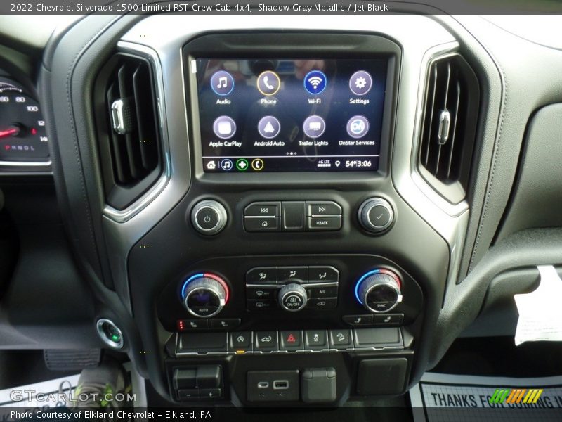 Shadow Gray Metallic / Jet Black 2022 Chevrolet Silverado 1500 Limited RST Crew Cab 4x4