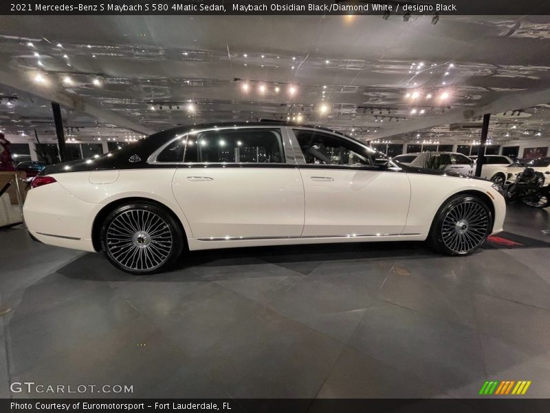 Maybach Obsidian Black/Diamond White / designo Black 2021 Mercedes-Benz S Maybach S 580 4Matic Sedan