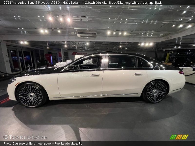 Maybach Obsidian Black/Diamond White / designo Black 2021 Mercedes-Benz S Maybach S 580 4Matic Sedan