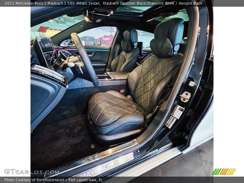 Maybach Obsidian Black/Diamond White / designo Black 2021 Mercedes-Benz S Maybach S 580 4Matic Sedan