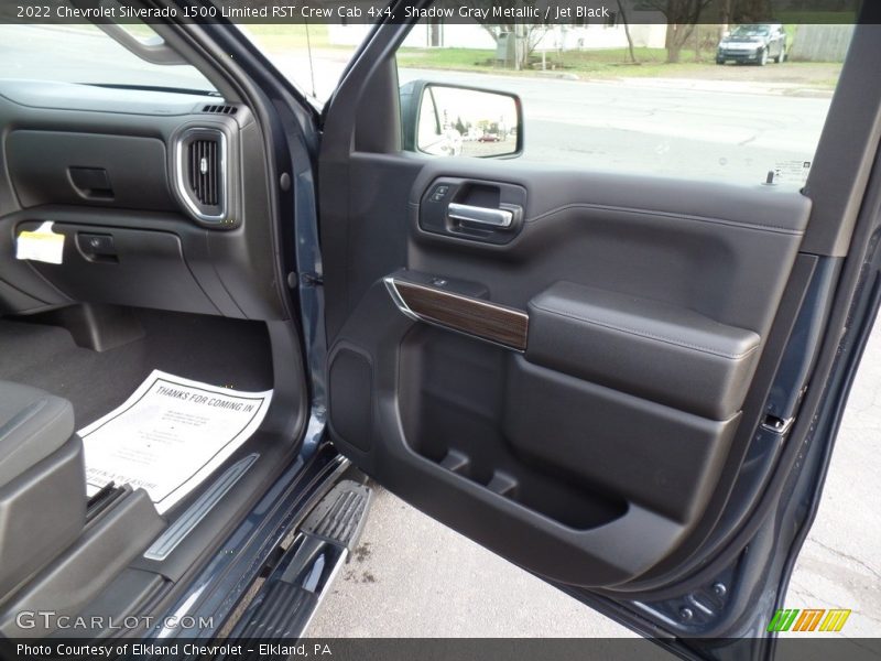Shadow Gray Metallic / Jet Black 2022 Chevrolet Silverado 1500 Limited RST Crew Cab 4x4
