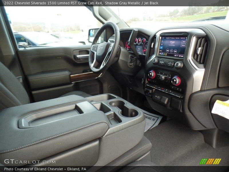Shadow Gray Metallic / Jet Black 2022 Chevrolet Silverado 1500 Limited RST Crew Cab 4x4