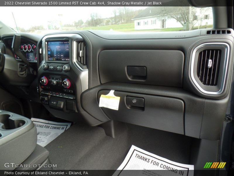 Shadow Gray Metallic / Jet Black 2022 Chevrolet Silverado 1500 Limited RST Crew Cab 4x4