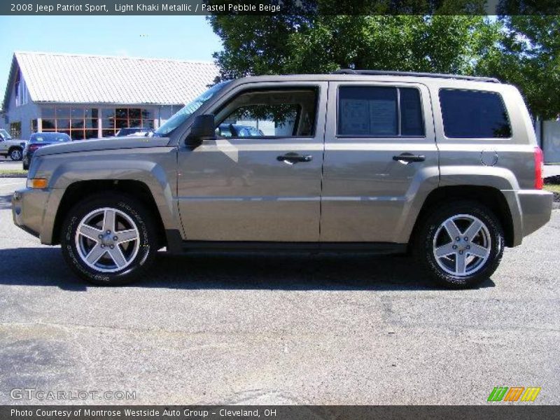 Light Khaki Metallic / Pastel Pebble Beige 2008 Jeep Patriot Sport
