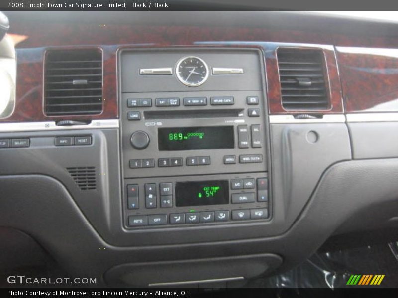 Black / Black 2008 Lincoln Town Car Signature Limited