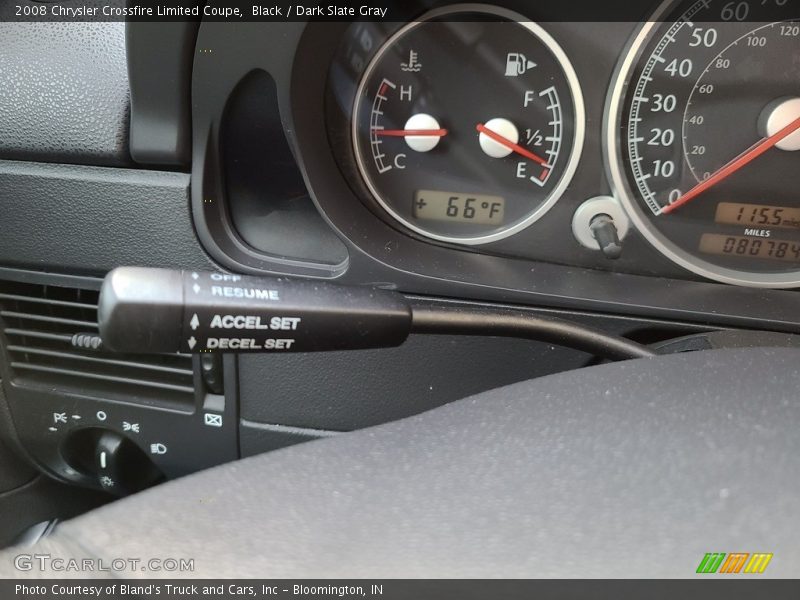 Black / Dark Slate Gray 2008 Chrysler Crossfire Limited Coupe