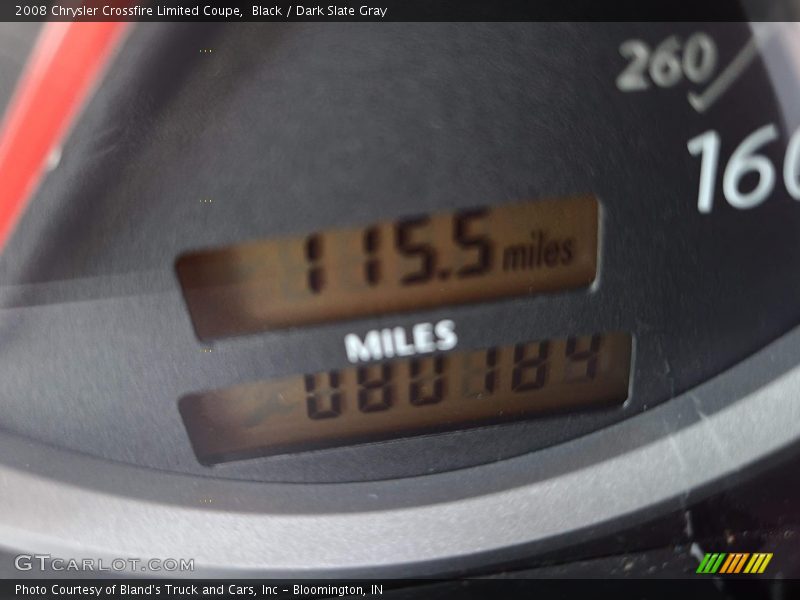 Black / Dark Slate Gray 2008 Chrysler Crossfire Limited Coupe