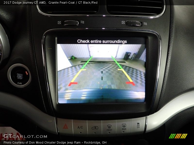 Granite Pearl-Coat / GT Black/Red 2017 Dodge Journey GT AWD